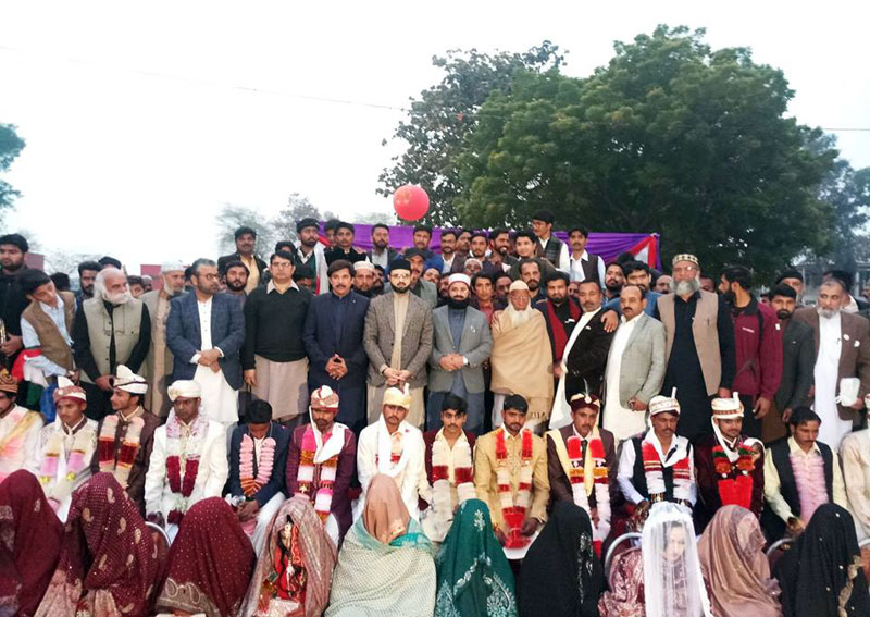 15 couples married off at mass marriage ceremony in Khanqah Dogran