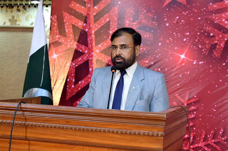 Mr. Sohail Raza addresses Christmas Day Celebrations by Minhaj University Lahore