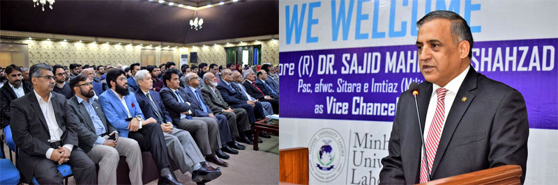 Commodore Dr Sajid Mahmood Shahzad takes over as new VC of Minhaj University Lahore