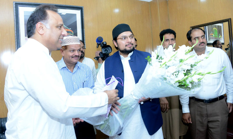 Director General Sports Punjab Nadeem Sarwar visits Itikaf City