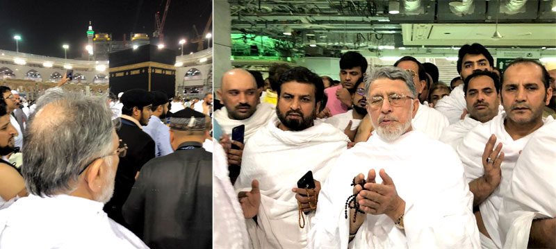 Dr Tahir ul Qadri performs Umrah