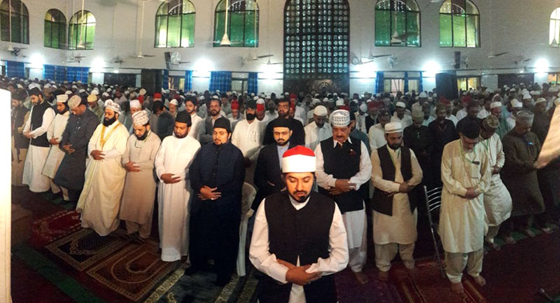 A view of Namaz e Tarawih in Itikaf City 2019