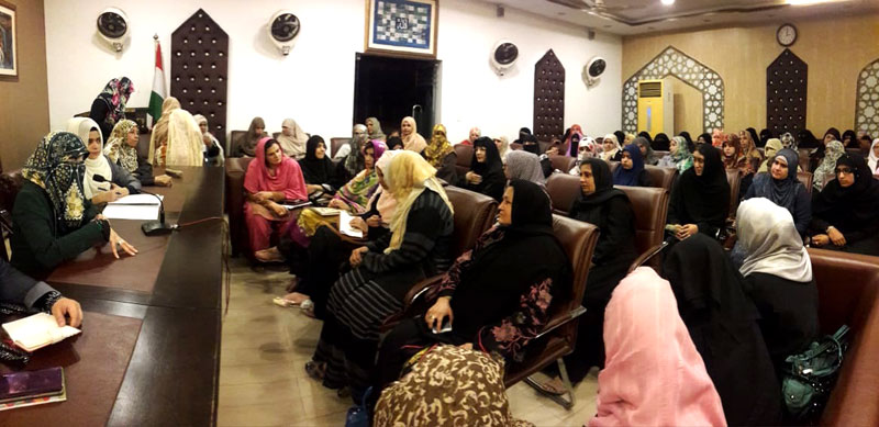 Dr Ghazala Hassan Qadri addresses KPK office bearers