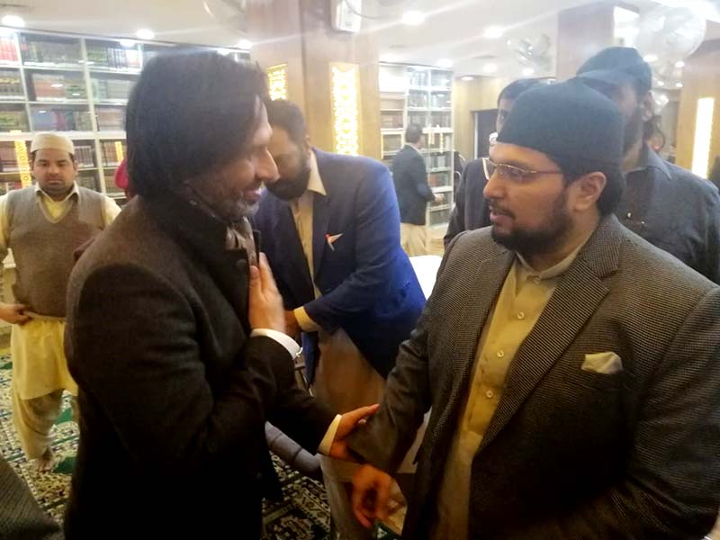 Mian Maqsood Ikam calls on Dr Hussain Mohi-ud-Din Qadri