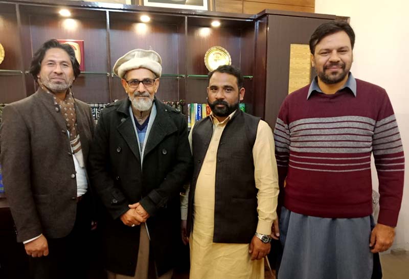 Mian Maqsood Ikam calls on Dr Hussain Mohi-ud-Din Qadri
