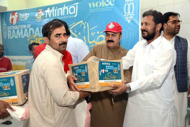 MWF distributes food ration among 300 families