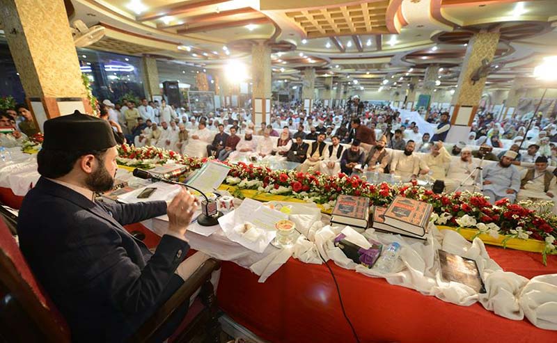 Gujranwala: Dr Hassan Mohi-ud-Din Qadri addresses the Quran Conference