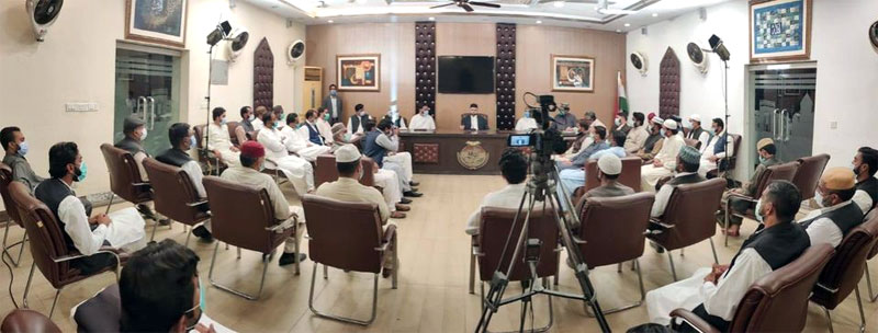 MQI Gujrat delegation calls on Dr Hassan Mohi-ud-Din Qadri