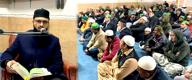 Dr Hassan Mohi-ud-Din Qadri delivers Friday sermon in Maella, Zaragoza