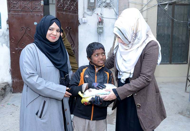 Warm clothes distributes among children under Eagers Forum