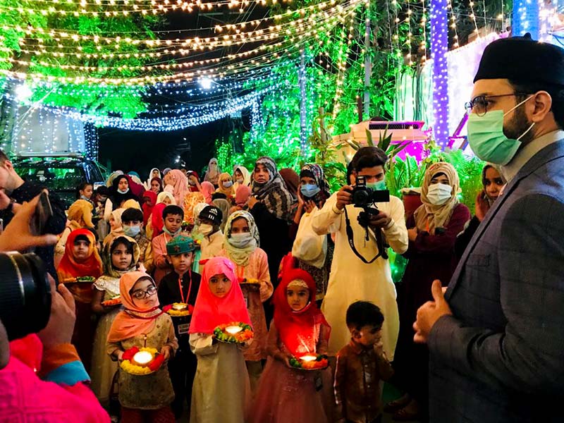 kids milad candle walk