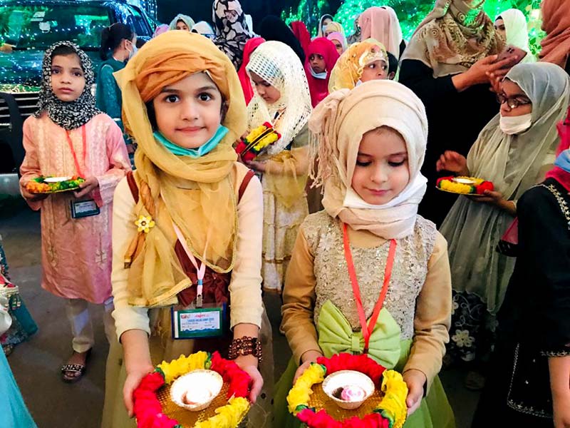 kids milad candle walk