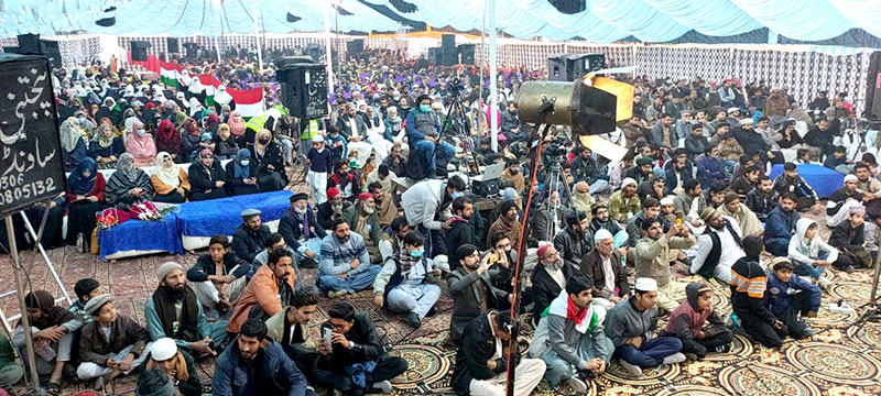 Dr Hassan Qadri addressing Farogh-e-Ishq-e-Mustafa Conference in Faisalabad