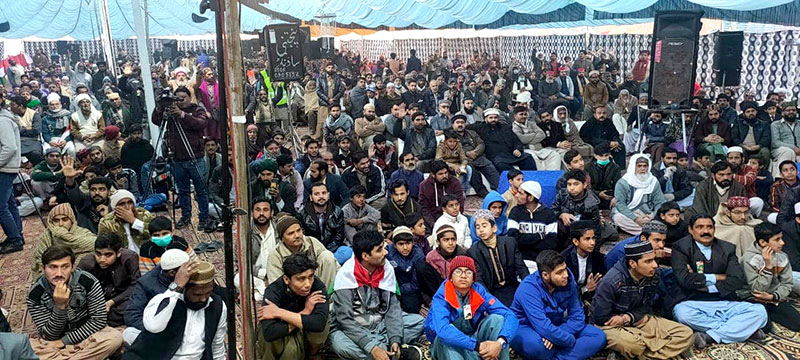 Dr Hassan Qadri addressing Farogh-e-Ishq-e-Mustafa Conference in Faisalabad