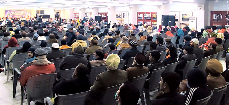 Monthly spiritual gathering held at the central secretariat