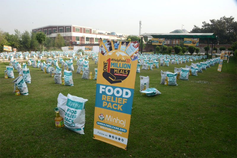 Rations Distribution by Minhaj Welfare Foundation