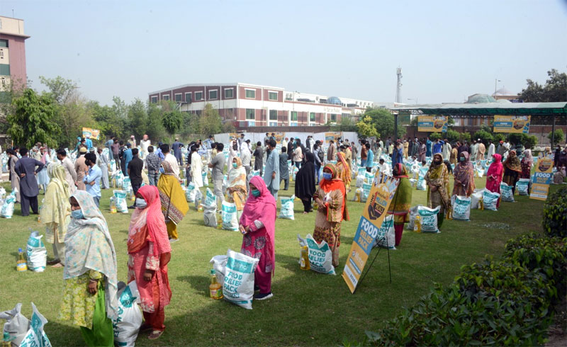 Rations Distribution by Minhaj Welfare Foundation