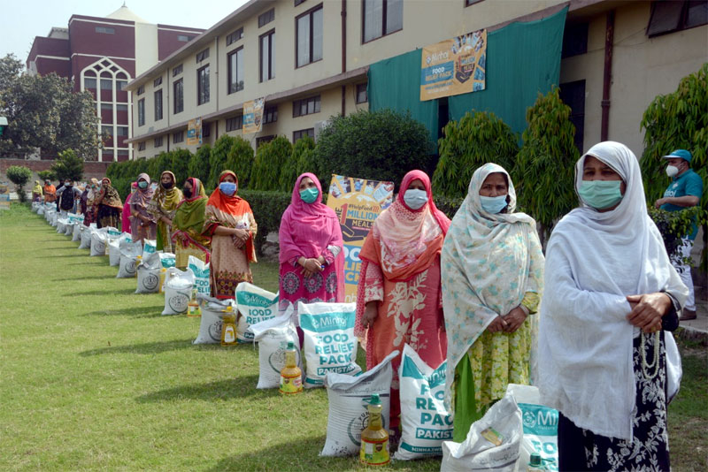 Rations Distribution by Minhaj Welfare Foundation