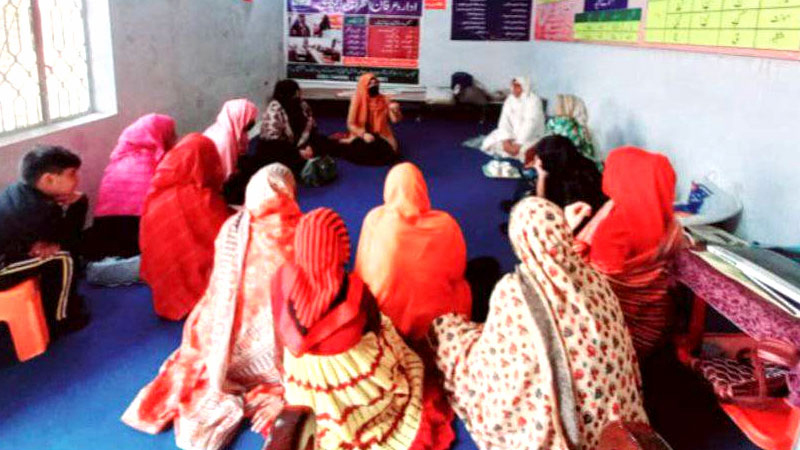 A two-day organizational visit of the central delegation of Minhaj-ul-Quran Women League to Leh district