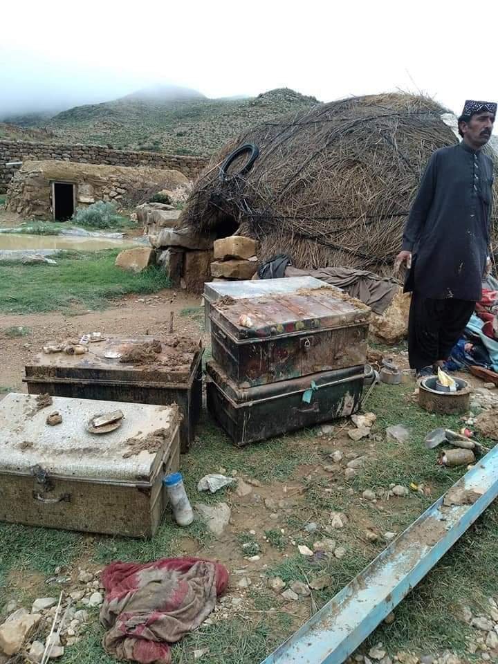 PAT workers taking part in rescue and relief operations in Balochistan