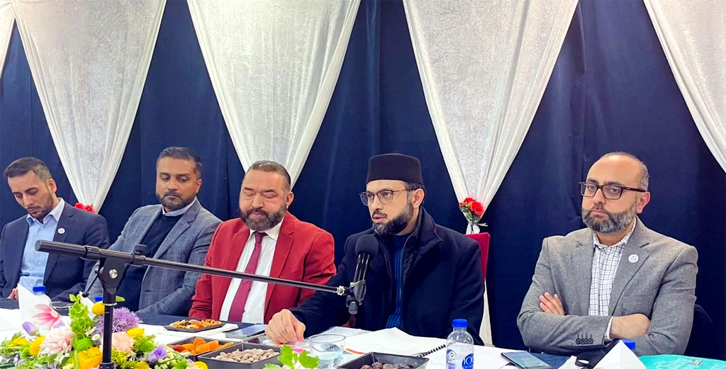 MWL Denmark delegation calls on Dr Hassan Mohi-ud-Din Qadri