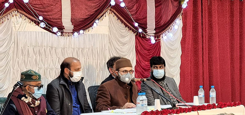 Dr Hassan Mohi-ud-Din Qadri addresses workers convention