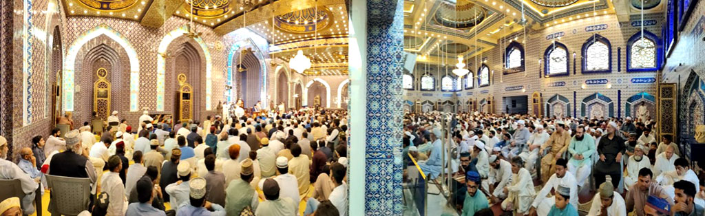 Dr Hassan Qadri address friday Jummah gathering in Jamy Shaykh ul Islam