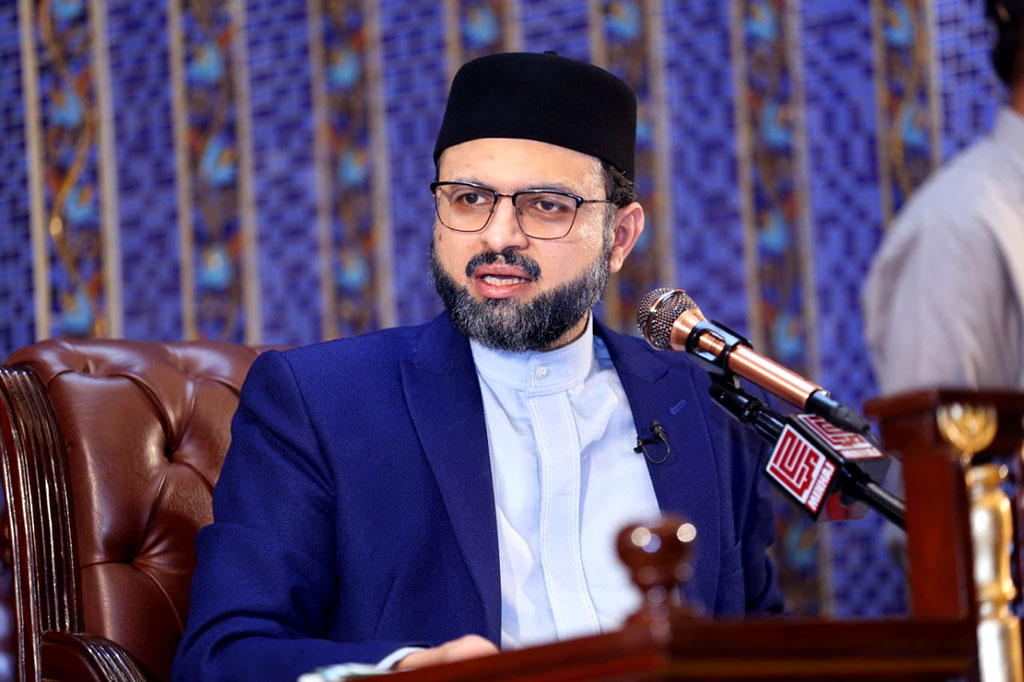 Dr Hassan Qadri address friday Jummah gathering in Jamy Shaykh ul Islam