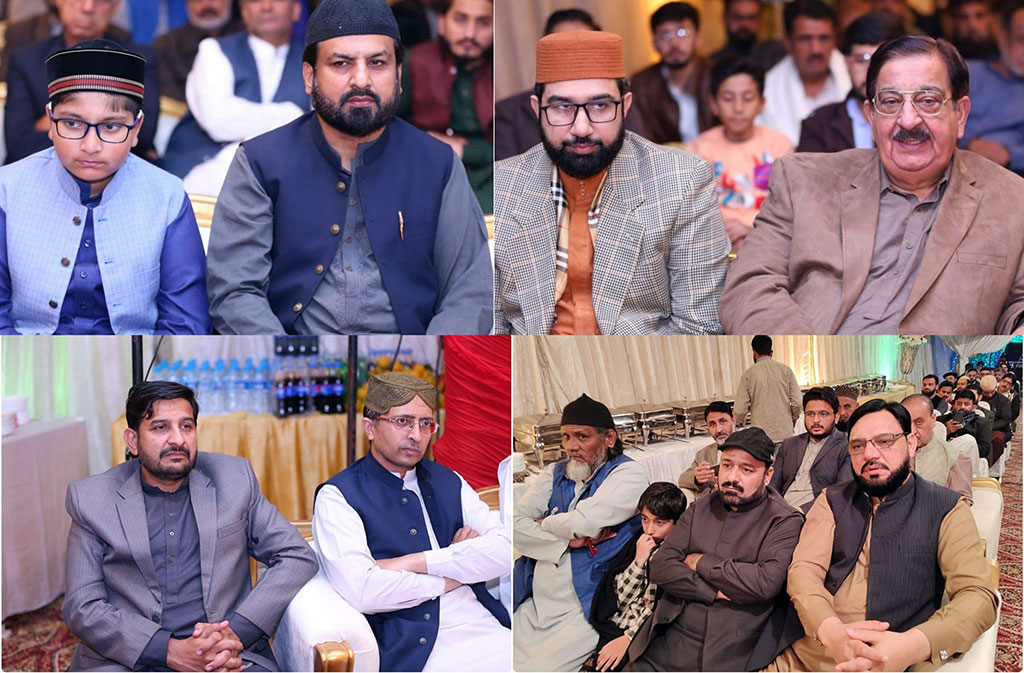 Dr Hussain Qadri addressing Ziyafat e Milad