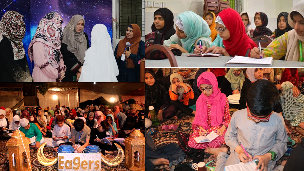 Eagers Kids short story segment in Women Itikaf City