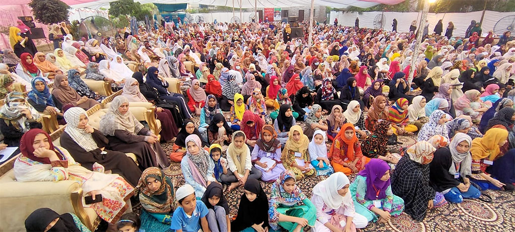 Dr Tahir ul Qadri addresses Mutakifeen in Minhaj ul Quran Itikaf City 2022