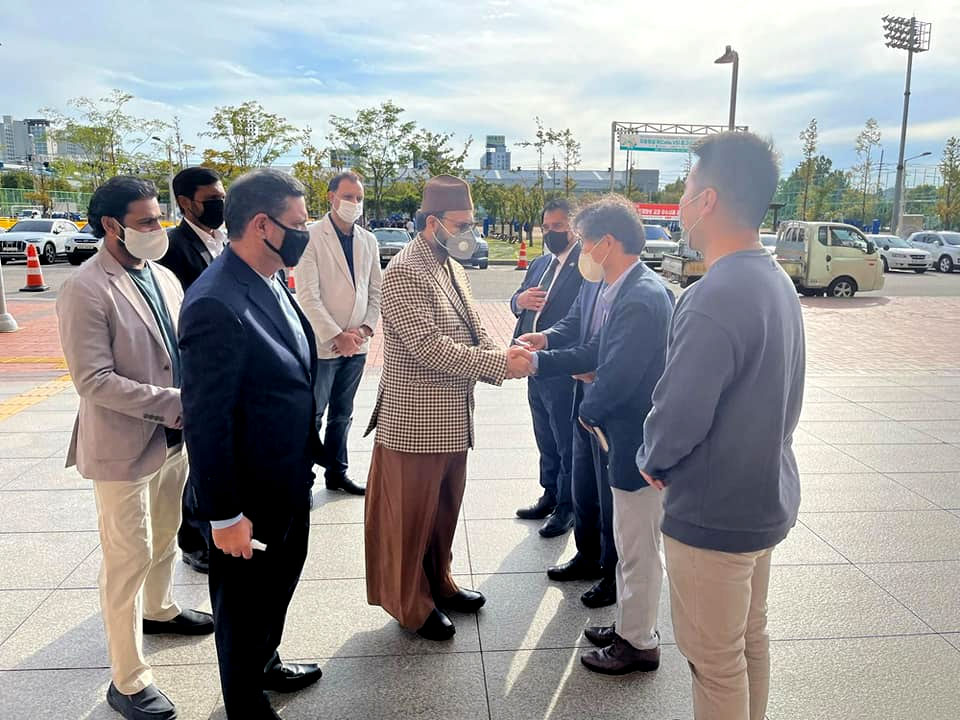 Dr Hassan Mohi ud Din Qadri visits Tech University of Korea Siheung-si