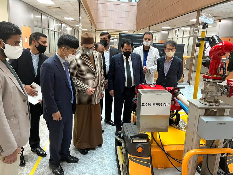 Dr Hassan Mohi ud Din Qadri visits Tech University of Korea Siheung-si