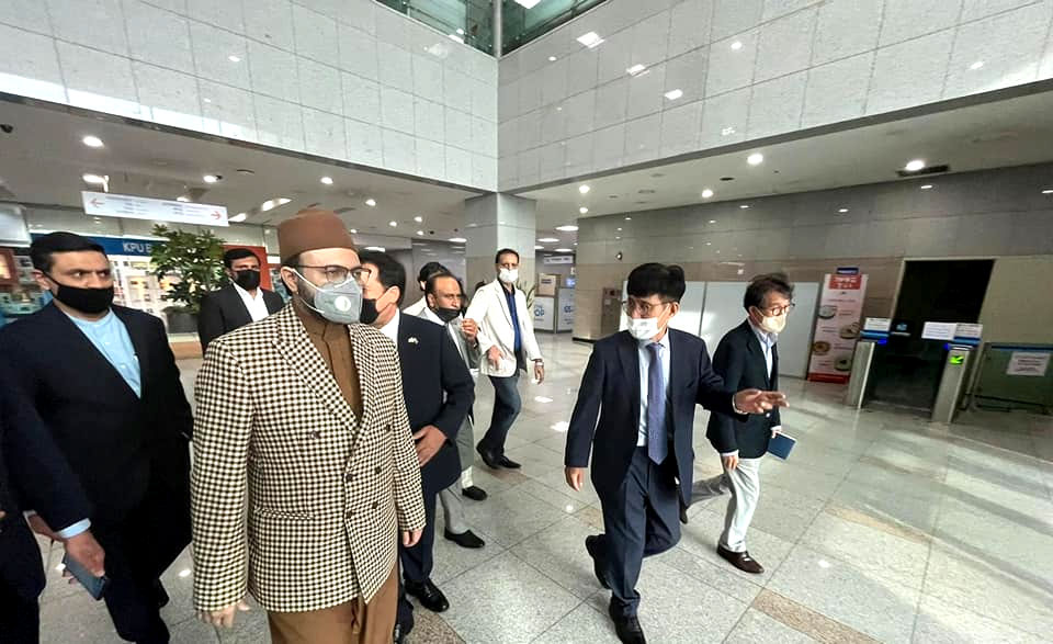 Dr Hassan Mohi ud Din Qadri visits Tech University of Korea Siheung-si