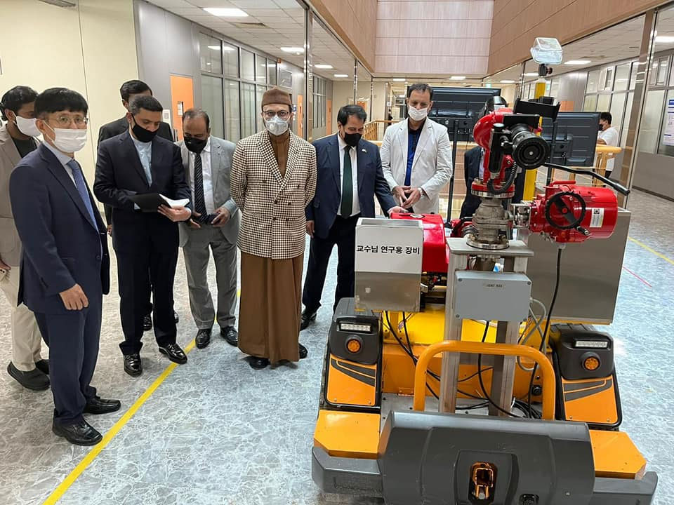 Dr Hassan Mohi ud Din Qadri visits Tech University of Korea Siheung-si