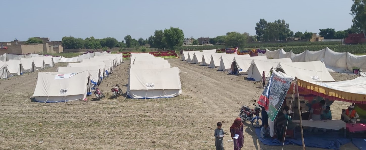 Quality medical care being provided to flood victims in tent settlements