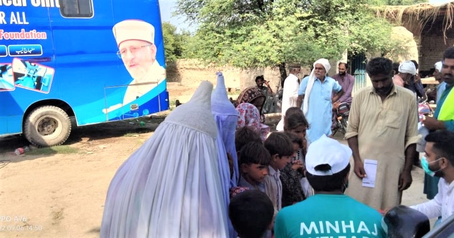 Quality medical care being provided to flood victims in tent settlements