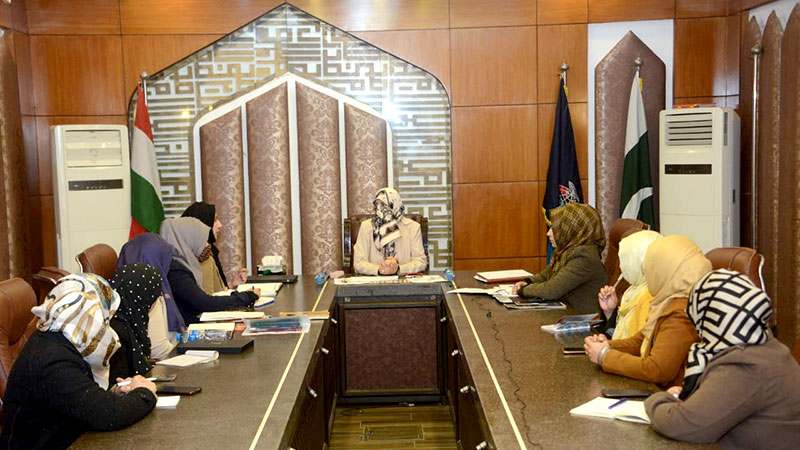 Dr Ghazala Hassan Qadri reviews performance of two MWL departments