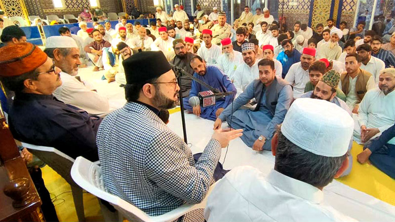 Quran khawani held for the departed souls at Jamy Shaykh-ul-Islam