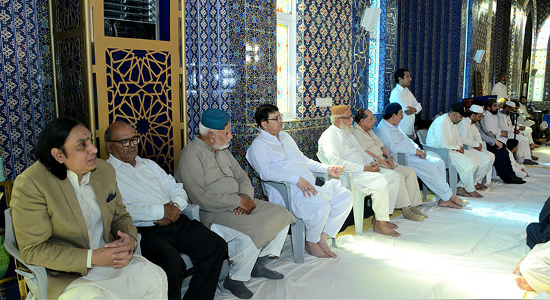 Quran khawani held for the departed souls at Jamy Shaykh-ul-Islam