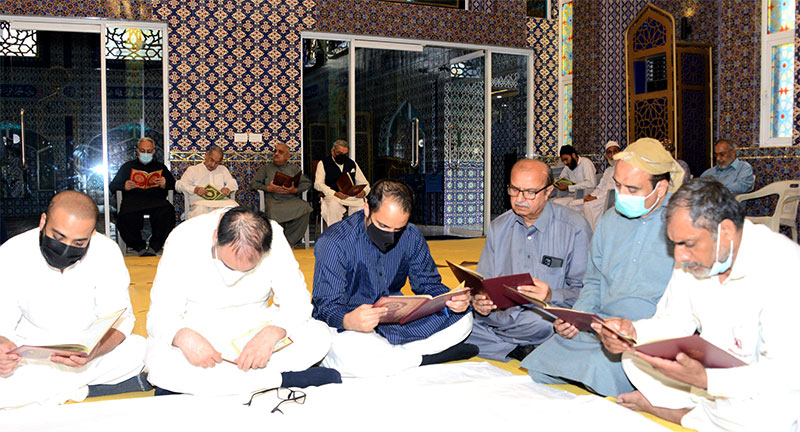 Dua ceremony held for the departed soul of Dr Mumtaz-ul-Hassan