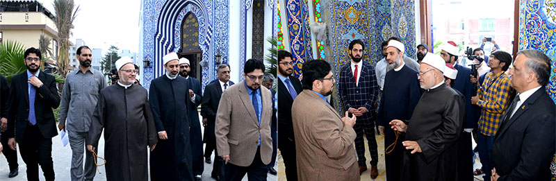 Egyptian Shuyukh delegation visits minhaj university lahore