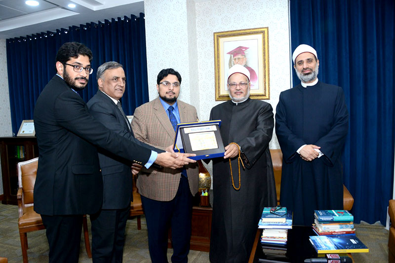 Egyptian Shuyukh delegation visits minhaj university lahore