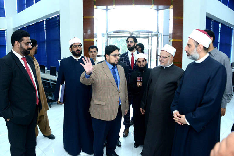 Egyptian Shuyukh delegation visits minhaj university lahore