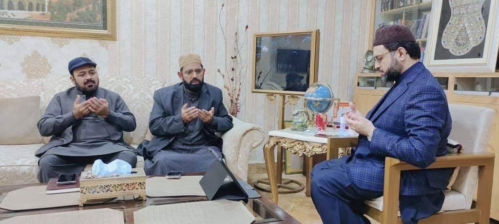 ALLama Afzal Saeedi meeting with Dr Hassan Qadri