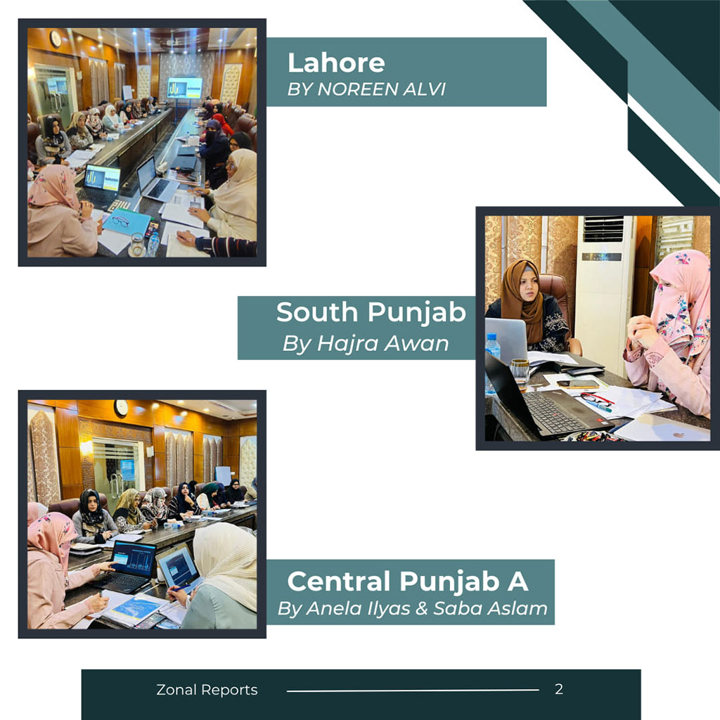 Annual report on zonal progress MWL