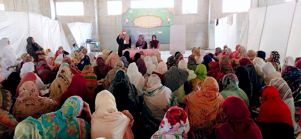 Circles for Itikaf women in Itikaf city Lahore