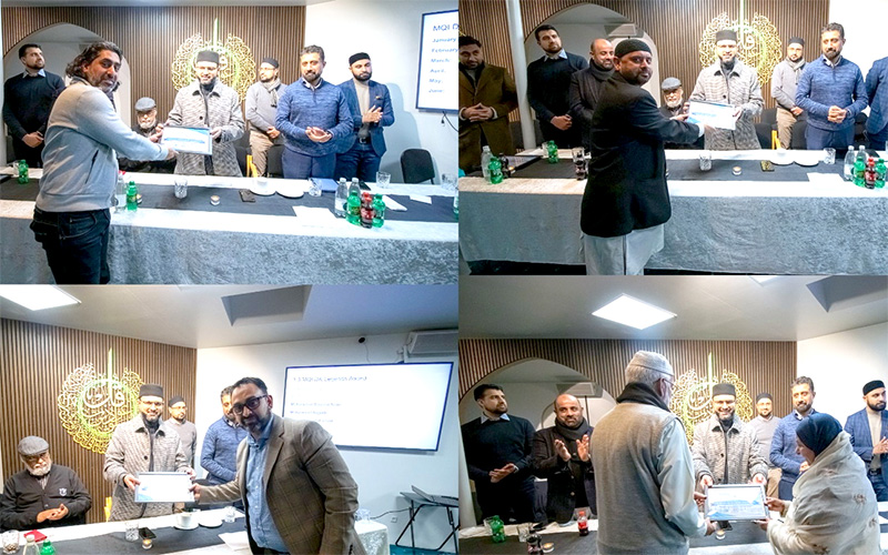 Dr. Hasan Mohiuddin Qadri's training session with workers at Valby
