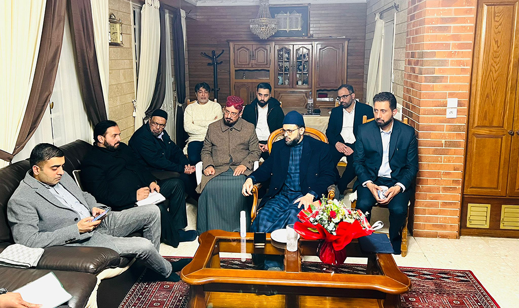 Dr. Hassan Mohiuddin Qadri met the various delegations of MQI France