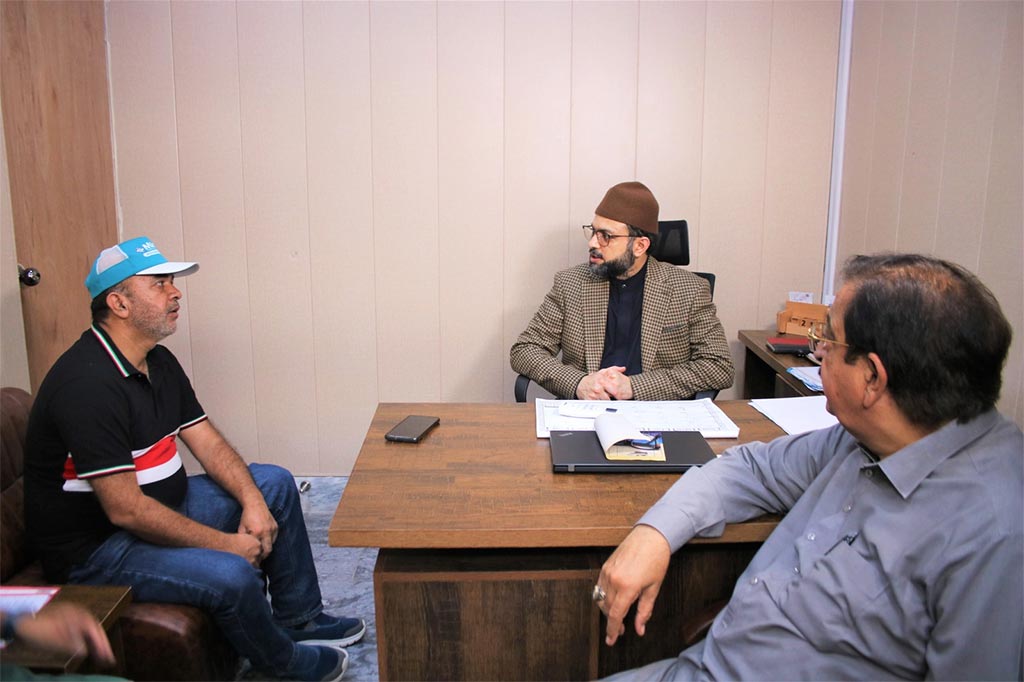 Dr Hassan Qadri Visit Minhaj welfare office